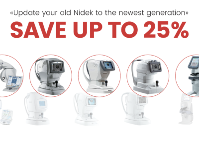 UPDATE YOUR OLD NIDEK TO THE NEWEST GENERATION!